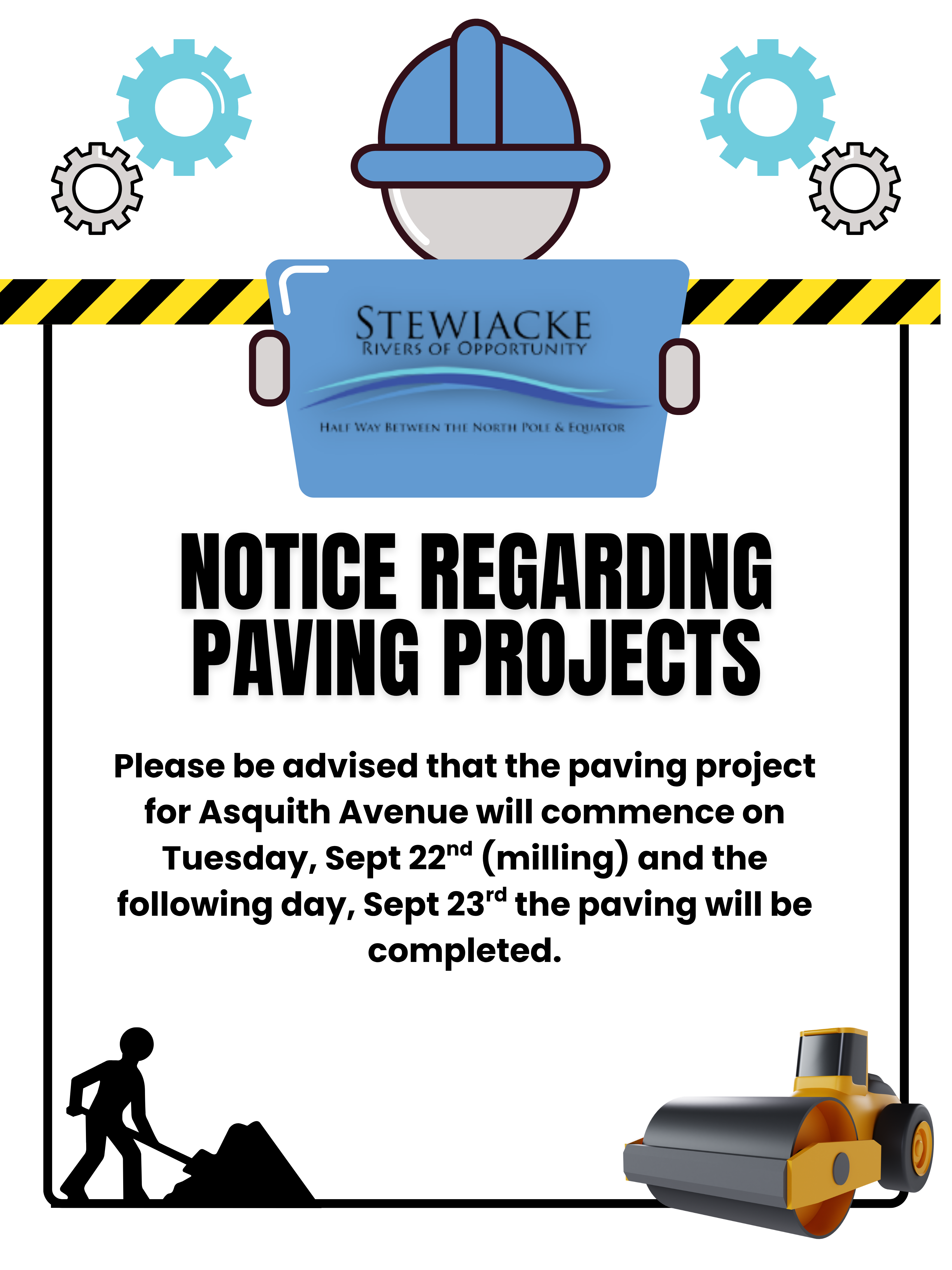 Construction Zone Metal Sign